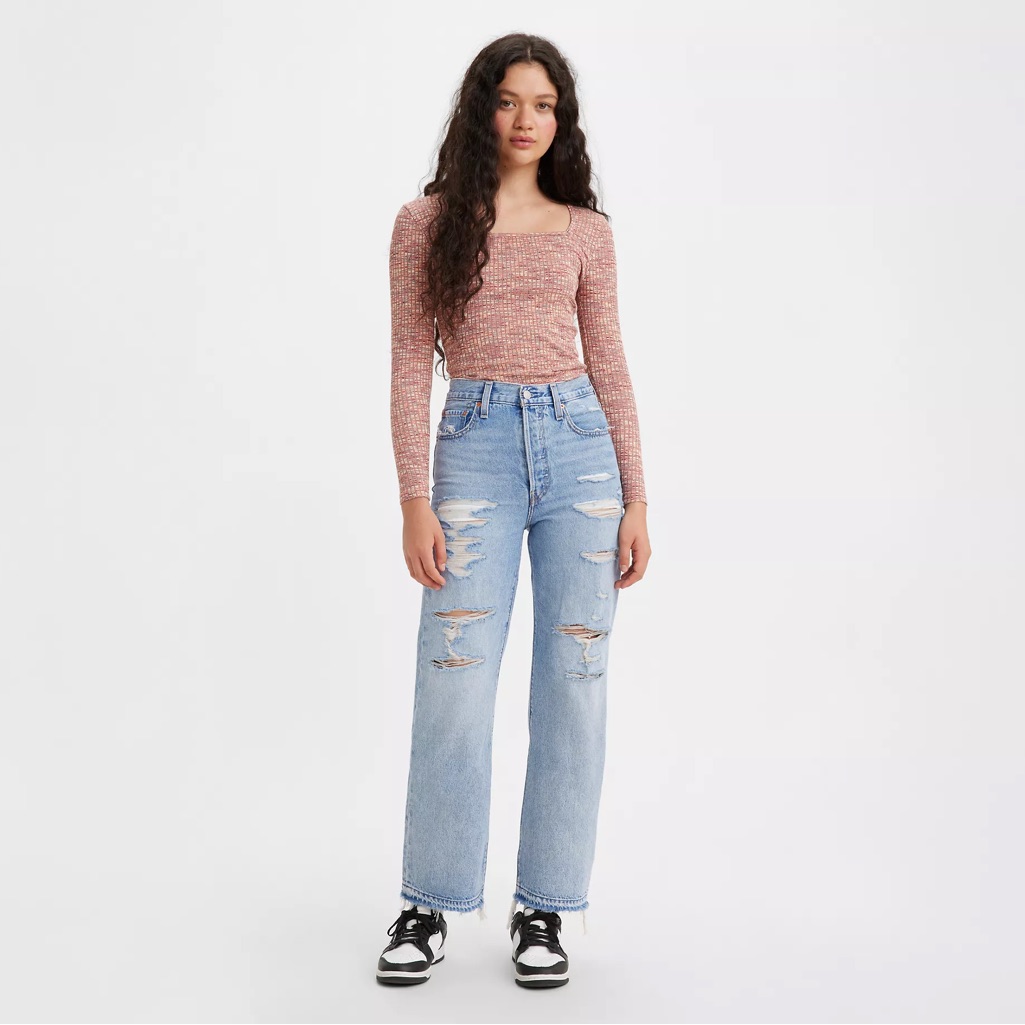 Ribcage Straight Ankle Jeans Nwot